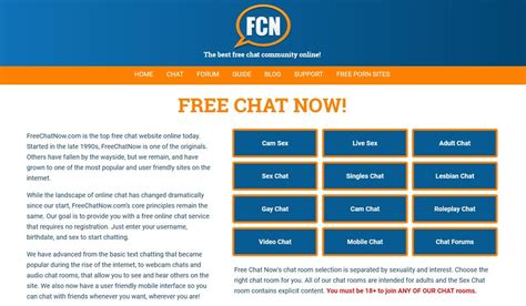 This free sex chat room is for adults looking to chat with other adults about things of a sexual nature. . Fcn sexchat